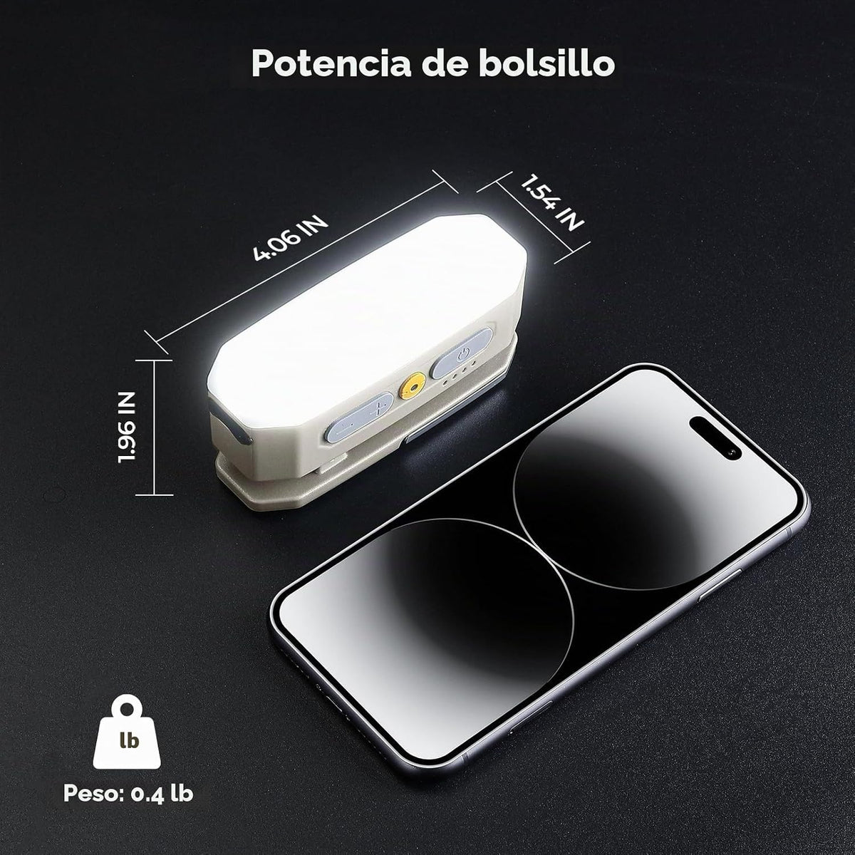 BougeRV Camping Light AL01, tienda de campaña recargable para área...