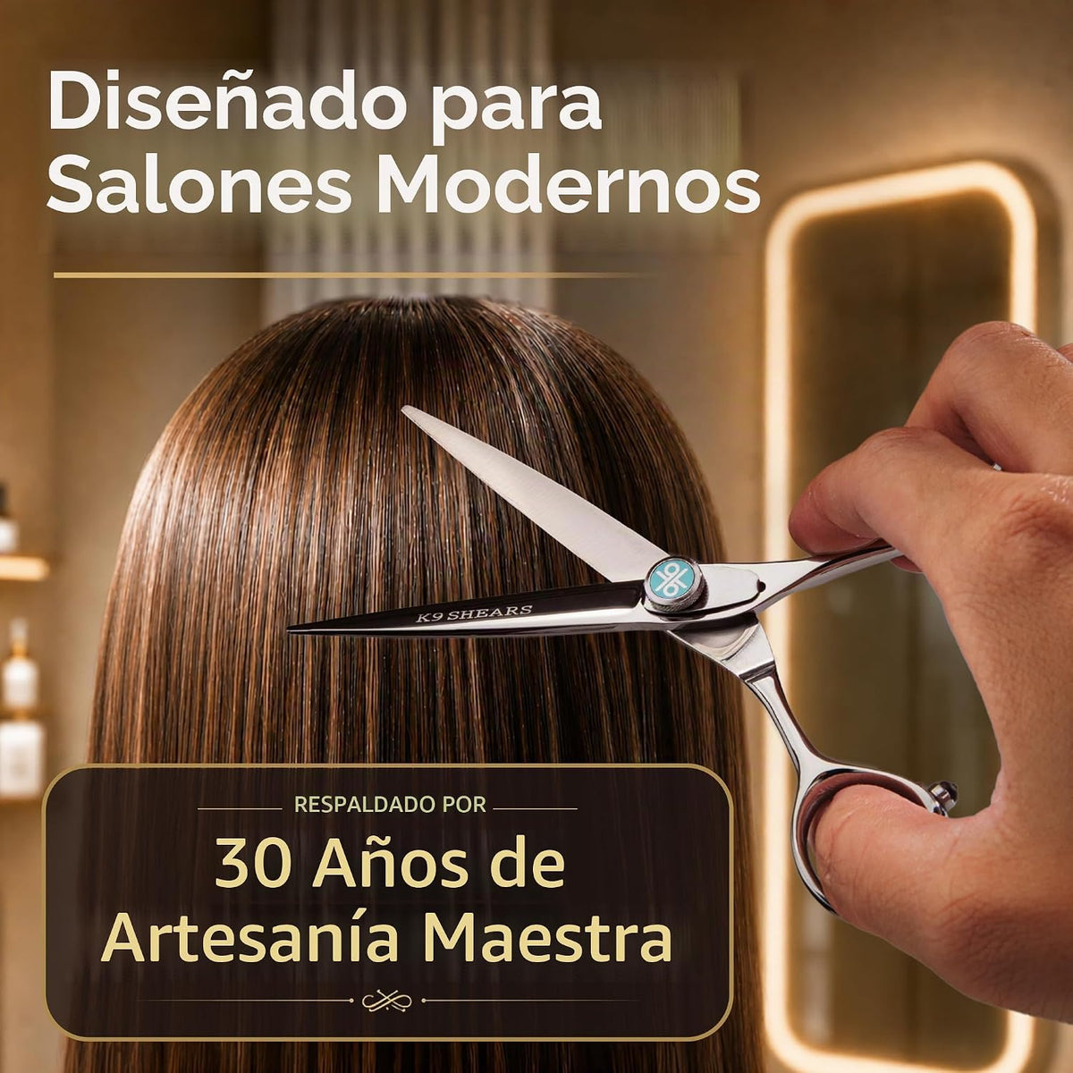 K9 Shears Juego de tijeras para el cabello de 6 pulgadas - Tijeras...