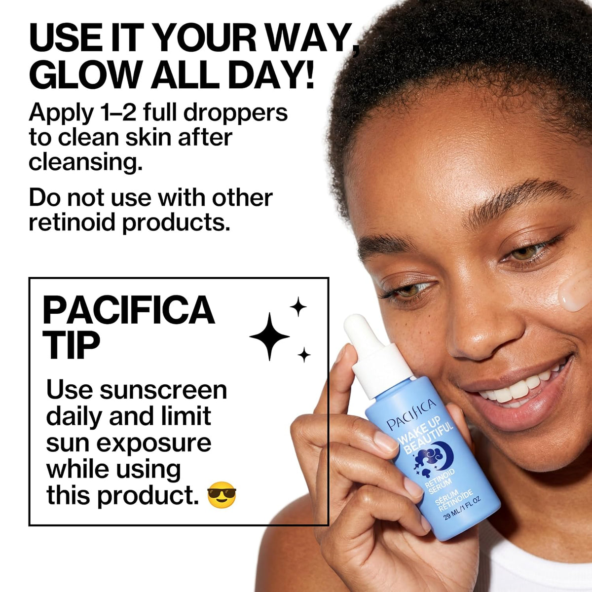 Pacifica Suero de retinol para la cara \u2013 Wake Up Beautiful Ret...
