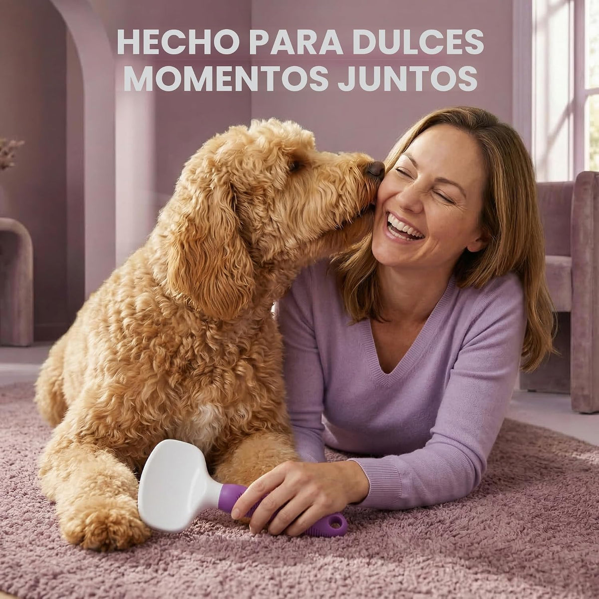 Poodle Pet Slicker Brush \u2013 Para perros, gatos, conejos \u2013...