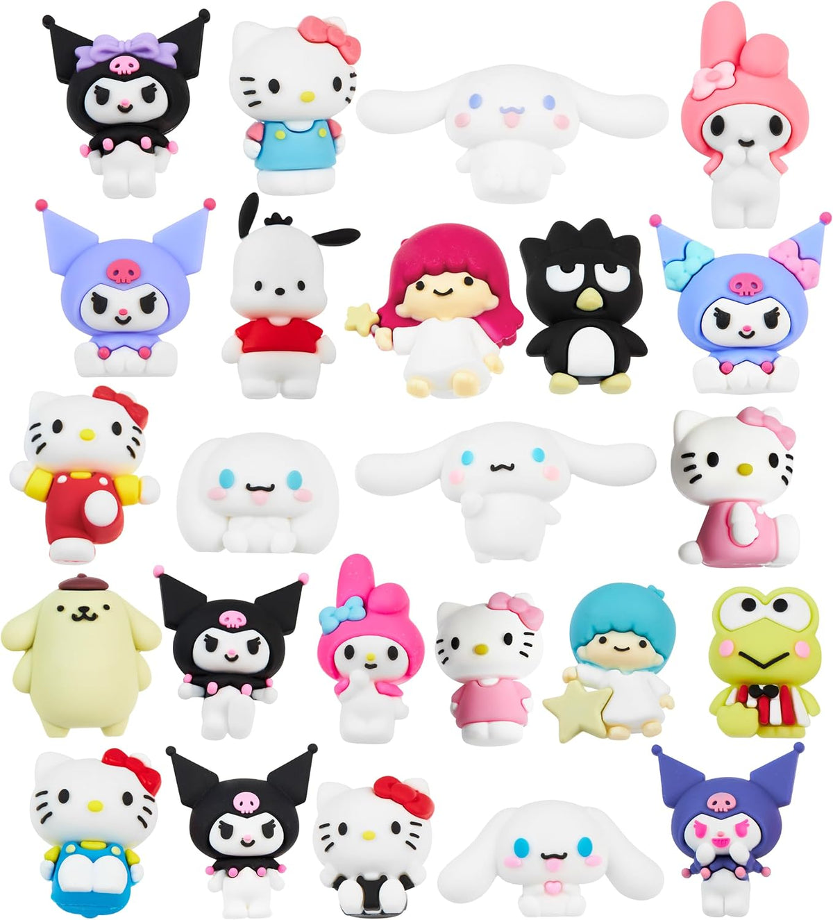 Caja de figuras sorpresa de Hello Kitty y amigos con 24 piezas de f...