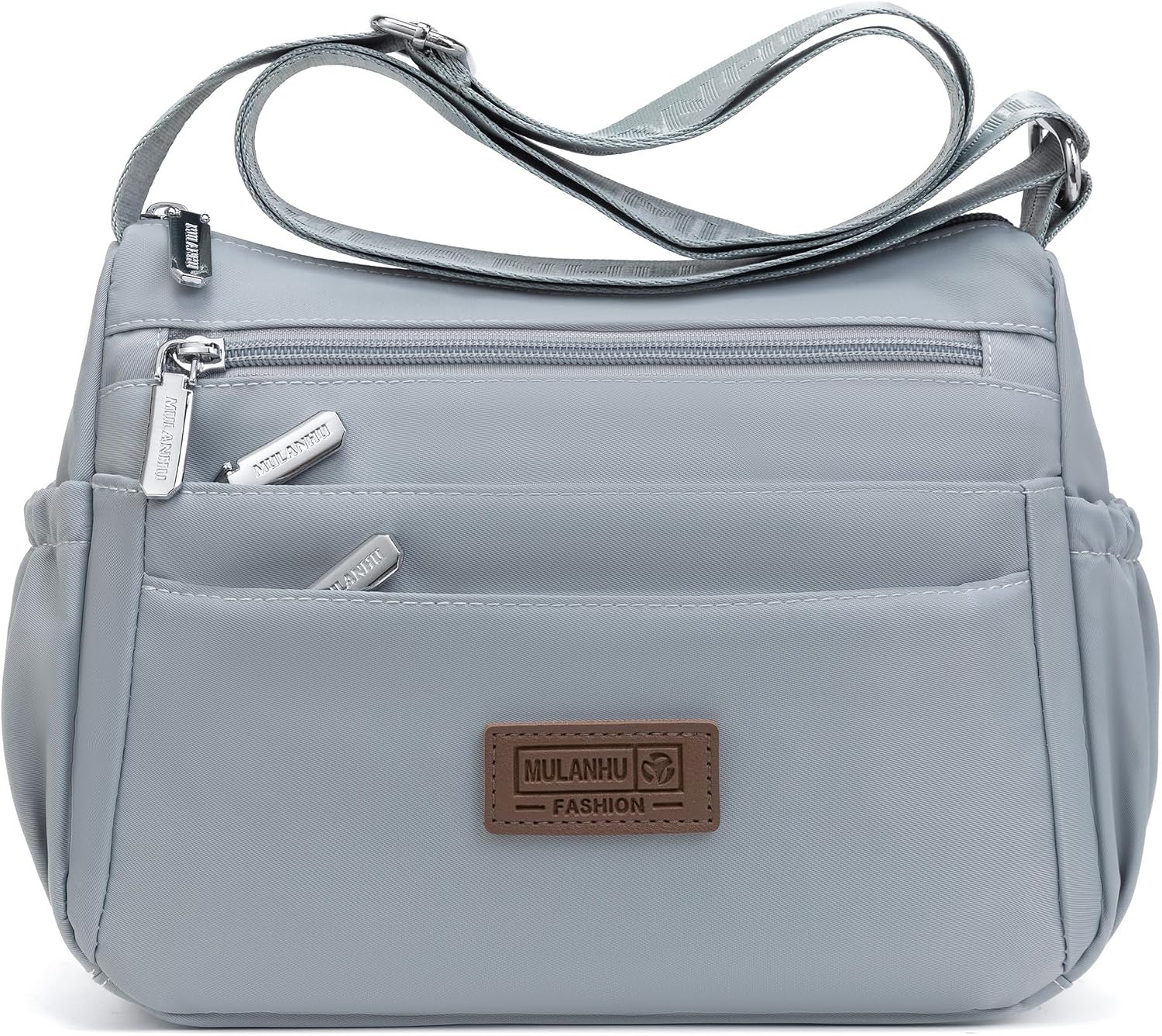 Bolsos cruzados de nailon para mujer, bolsos impermeables con múltiples bolsillos