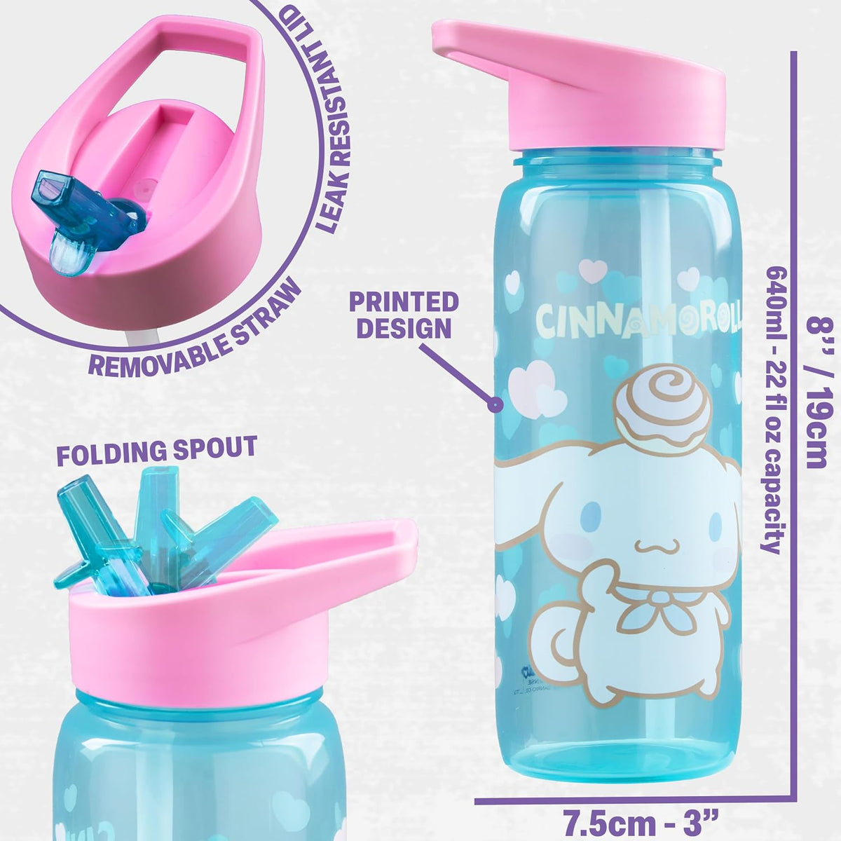 Get Trend Cinnamoroll Bolsa de almuerzo para niñas, caja Bento y bo...