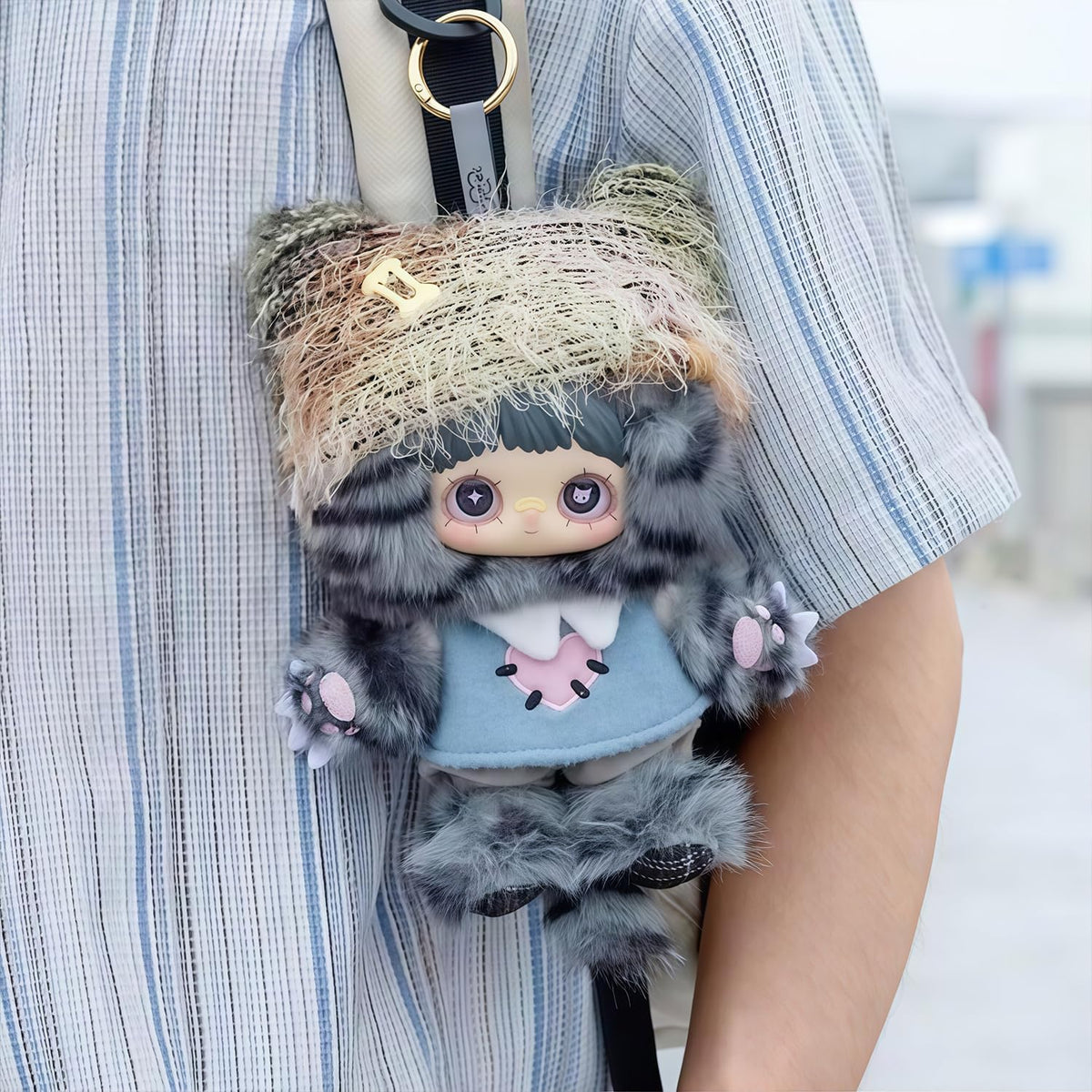 WINKLOORI MayMei Kitten Academy Series - Llavero de peluche con caj...