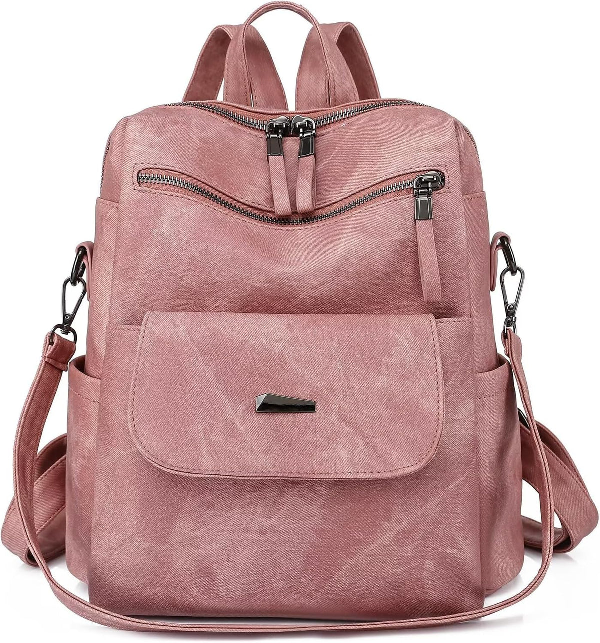 WYFJNX - Mochila pequeña de piel sintética para mujer y mujer, colo...
