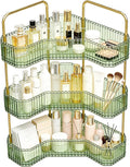 Organizador de baño esquinero de 3 niveles, estante para mostrador...