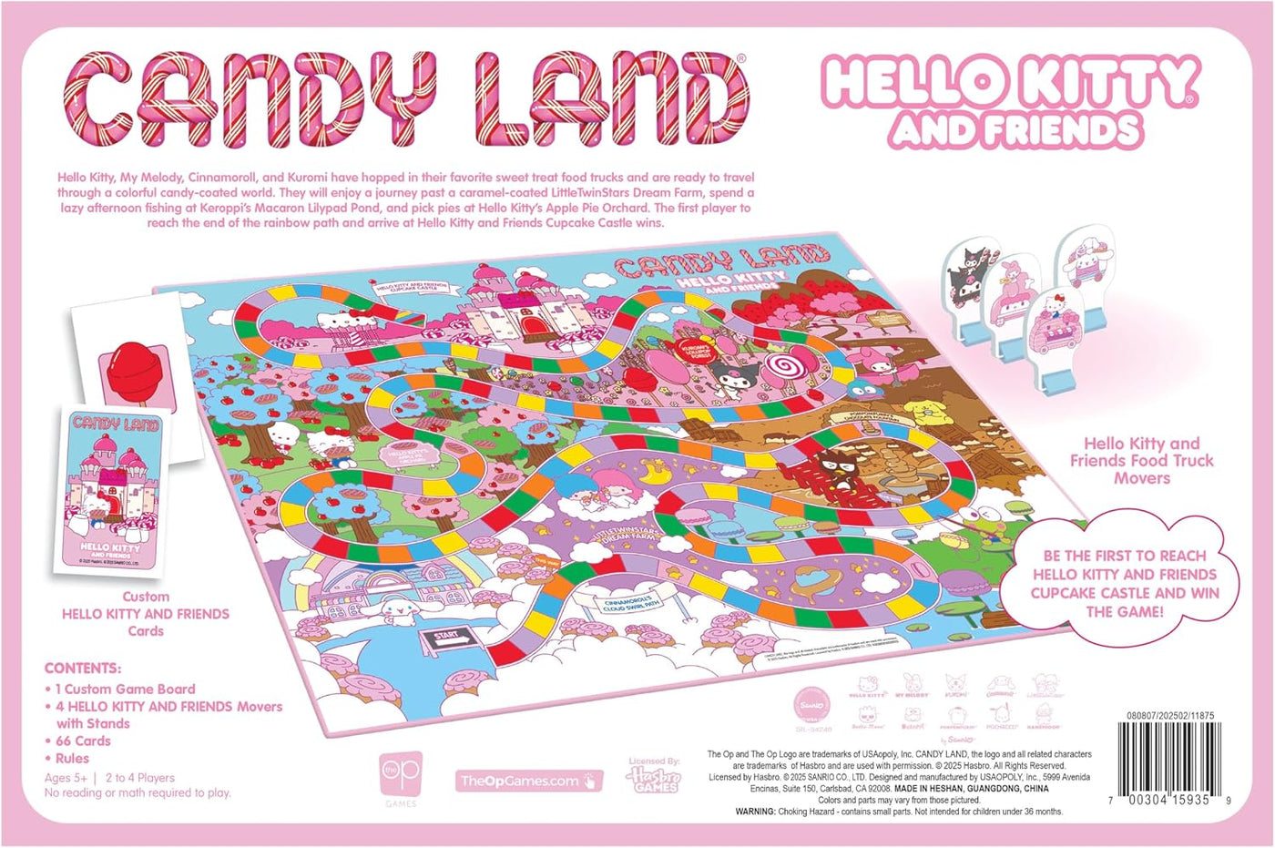 Candy Land: Juego de Mesa Hello Kitty y Amigos, Juega como Hello Ki...