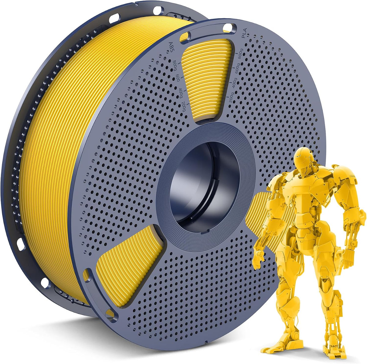 SUNLU Filamento PLA para impresora 3D, amarillo vivo, 2.2 lbs | Fil...