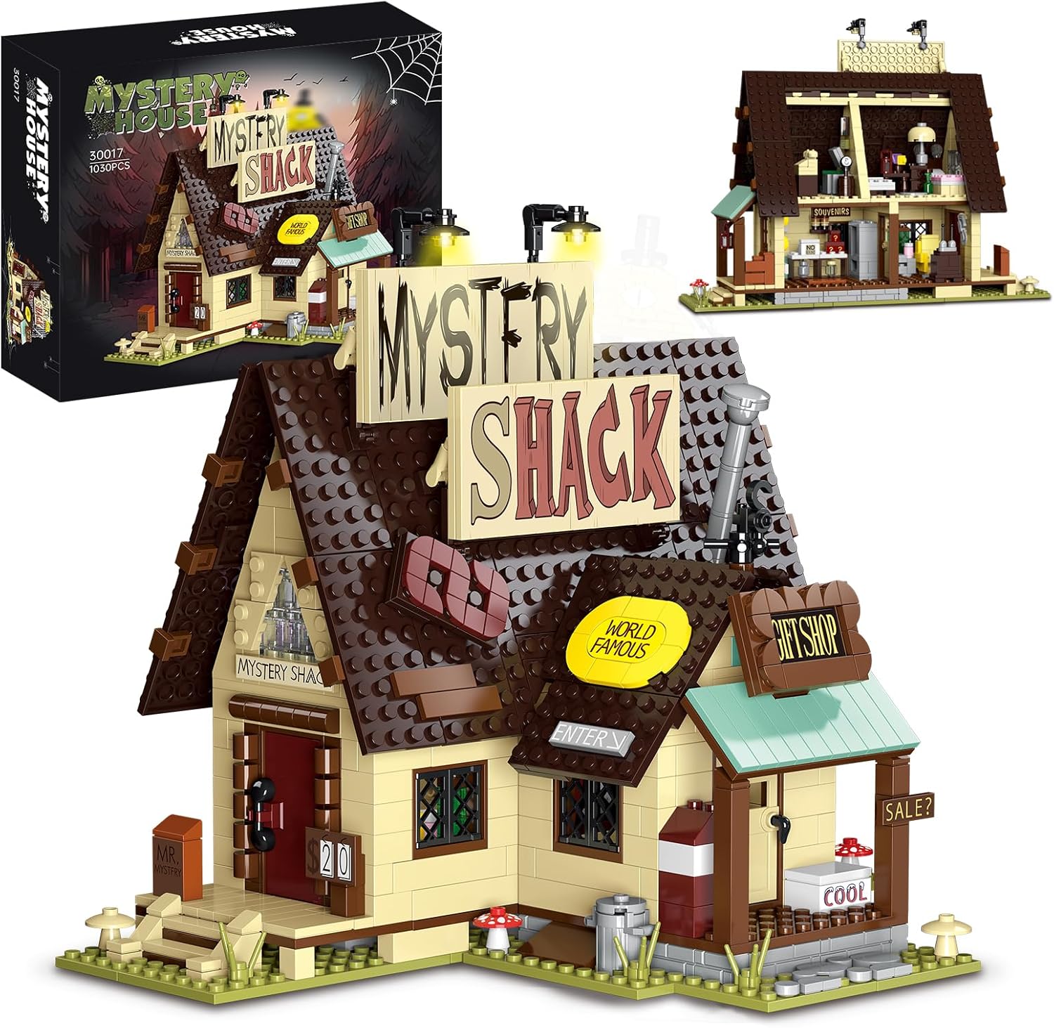 Juegos de construcción de casas de gravedad, colección de juguetes...