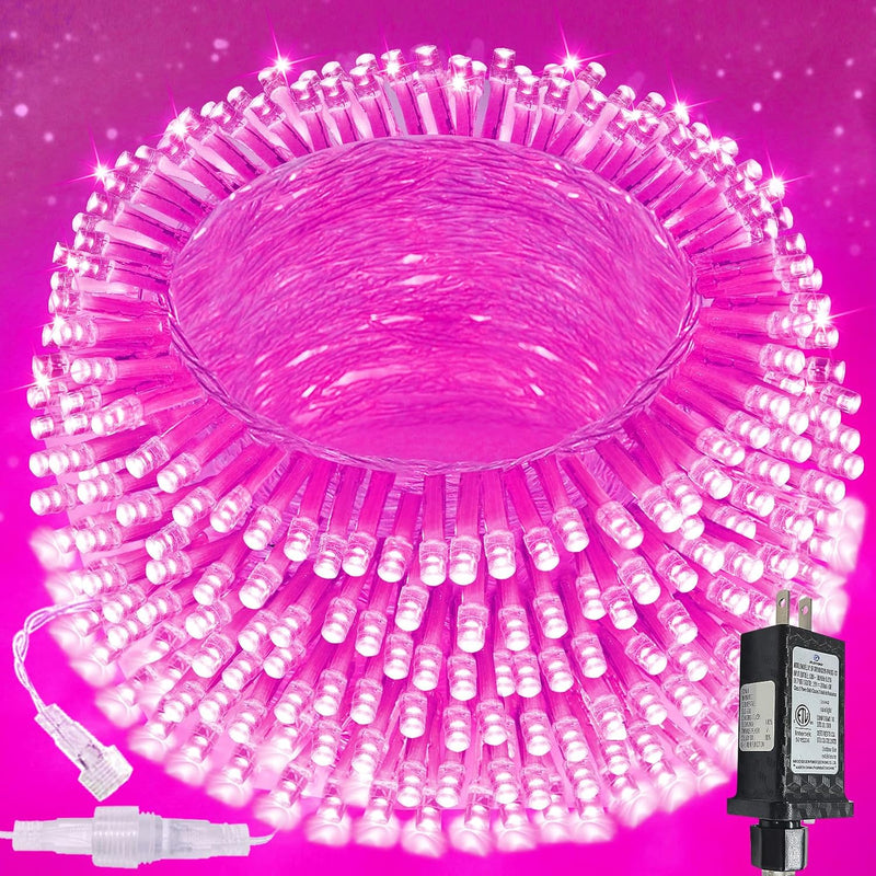 Guirnalda de 200 luces LED conectables, luces de Navidad de 66 pies...