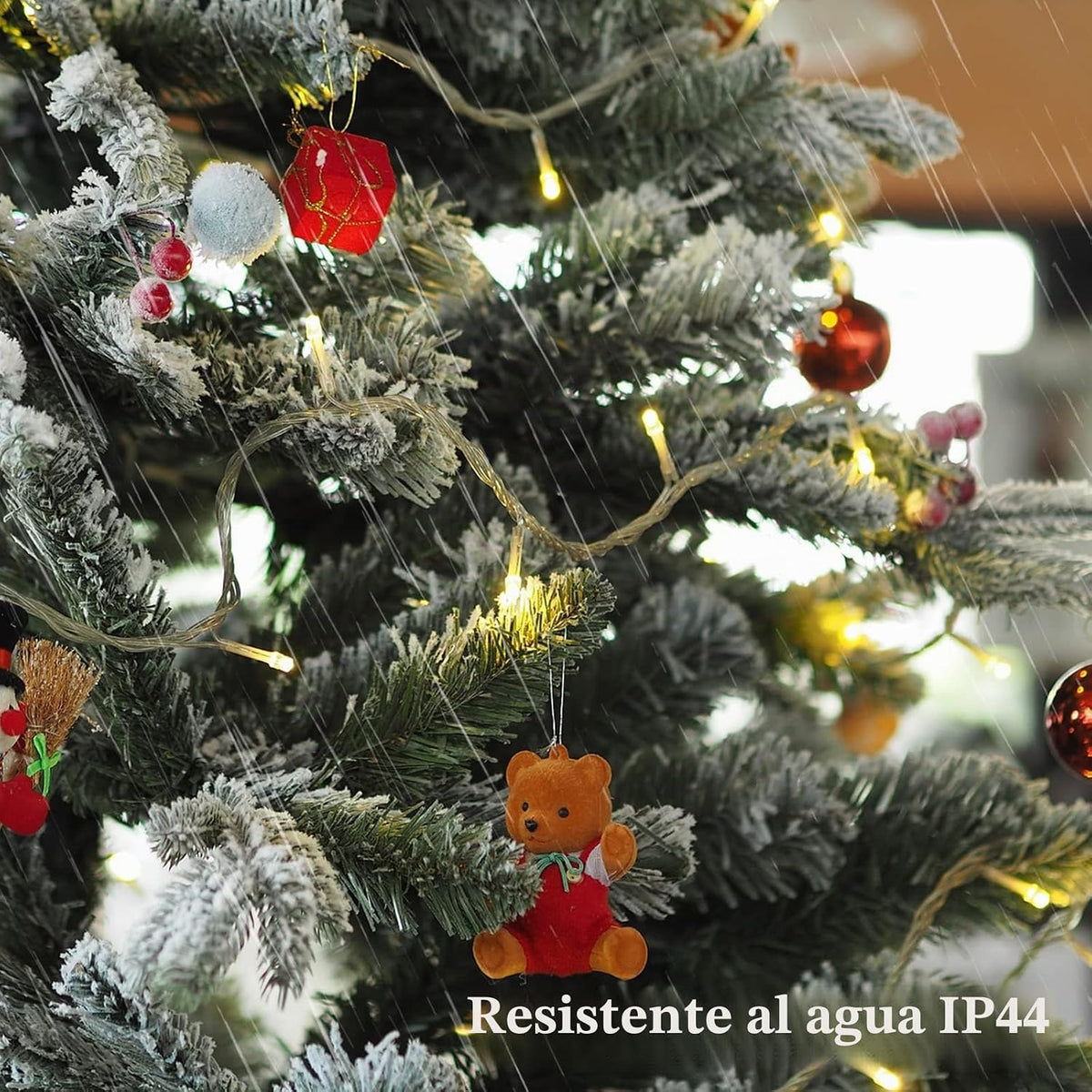 Luces de Navidad que cambian de color, 200 luces LED de 35 colores...