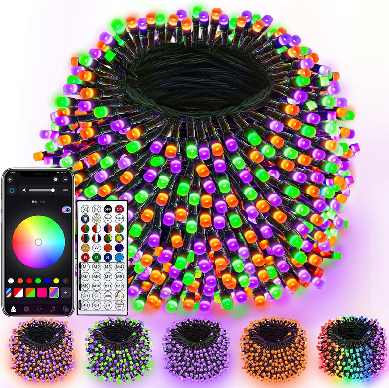 400LED Smart RGB Luces de cadena que cambian de color Aplicación de...
