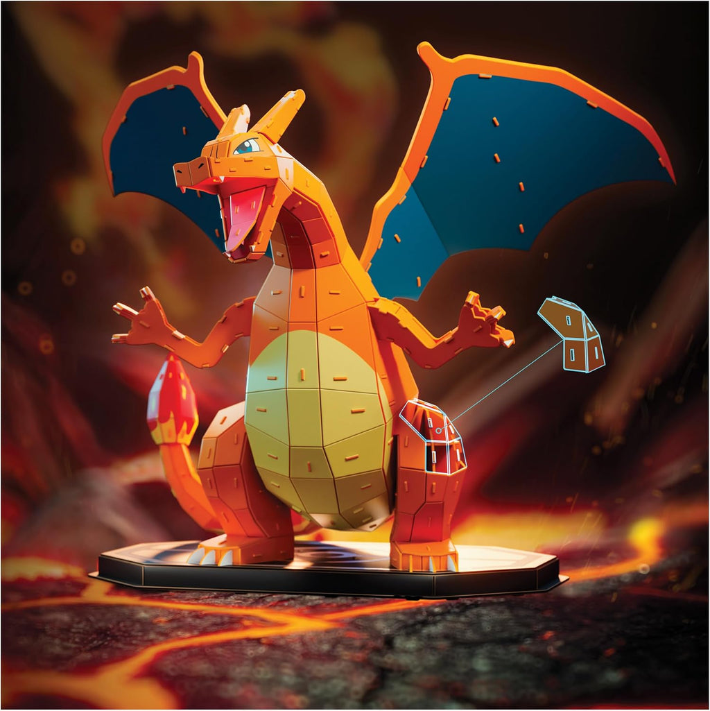 4D Build, Kit de modelo 3D de Pokémon Charizard, figura de Pokémon,...