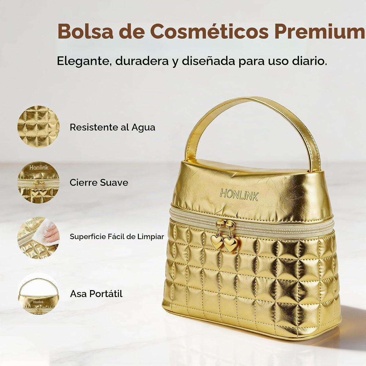 Paquete de regalo de cuidado de la piel con vitamina C + bolsa de c...