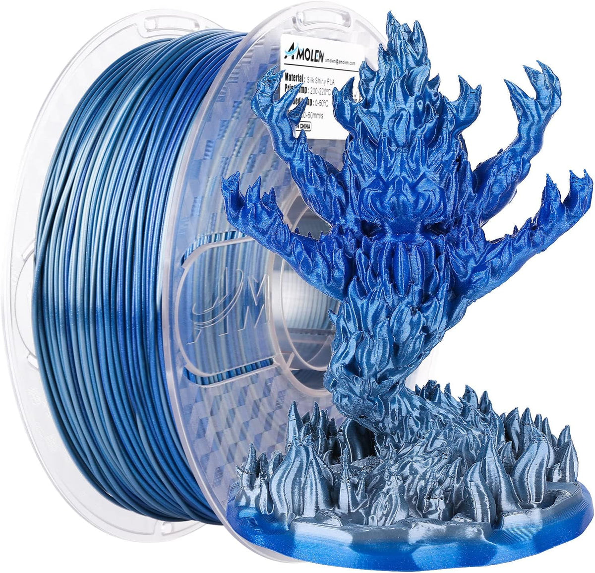 AMOLEN - Filamento de ácido poliláctico para impresora 3D, 1.75 mm,...
