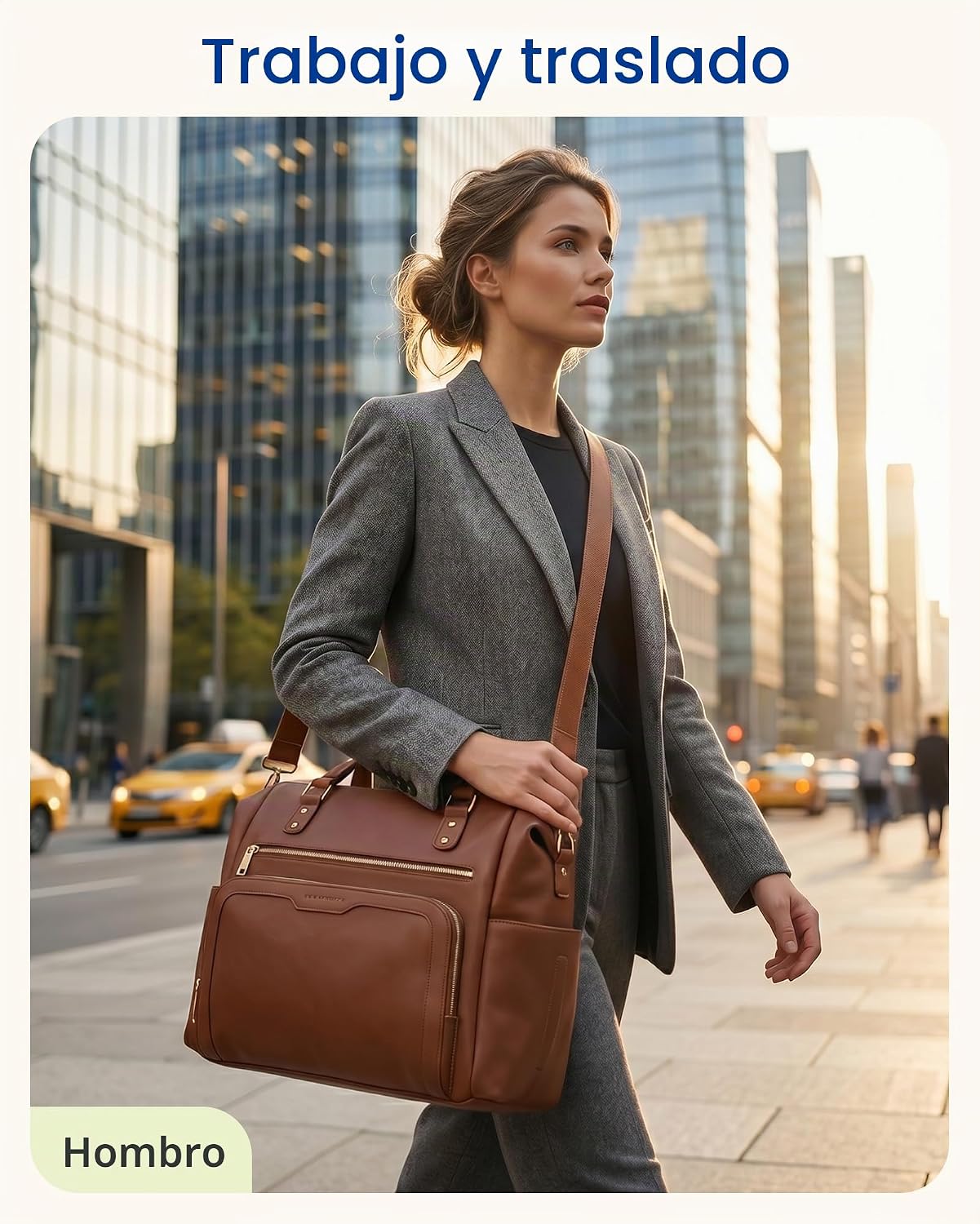 mommore Bolsa de pañales, bolsa de pañales grande con cambiador imp...