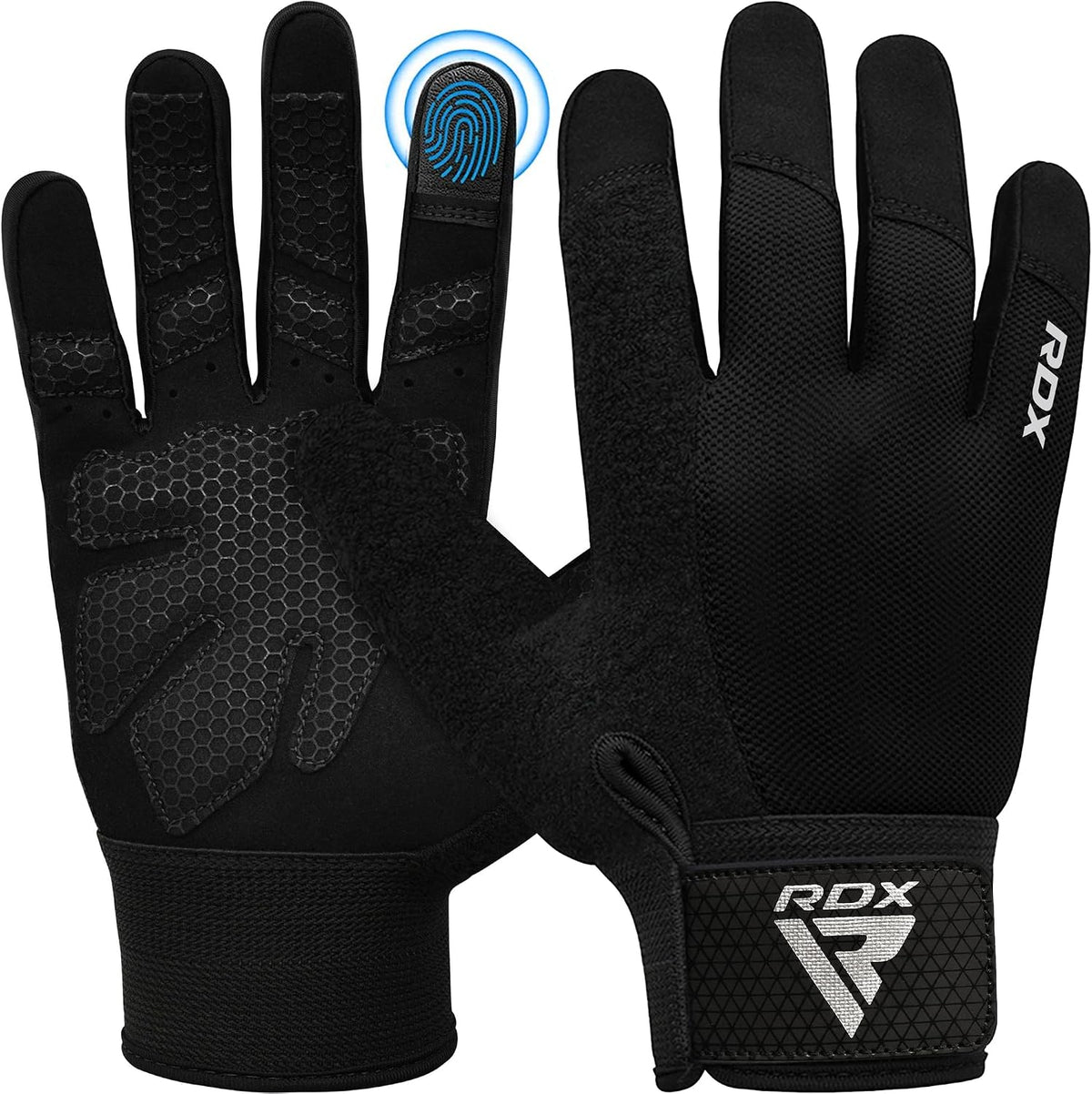 Guantes de levantamiento de pesas RDX para gimnasio, de dedo comple...