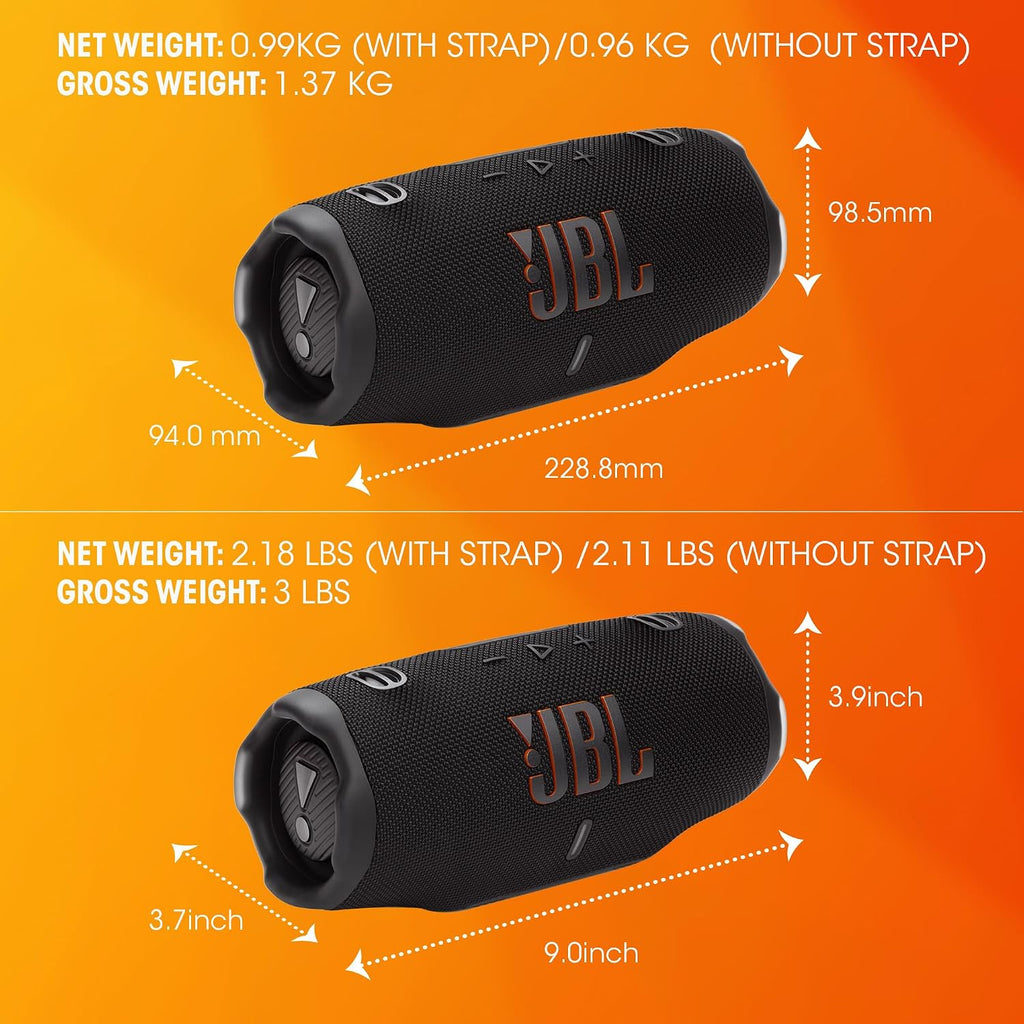 Altavoz Bluetooth portátil JBL Charge 6, impermeable, a prueba de c...