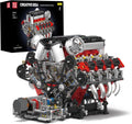 Juegos de bloques de construcción de motor Mold King V8, kit de mod...