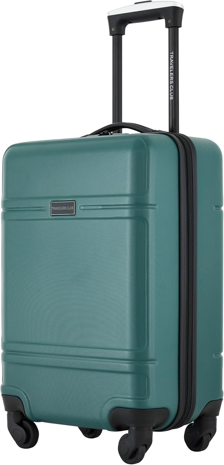 Travelers Club Maleta giratoria de mano Skyline de 22", Rain Fo...