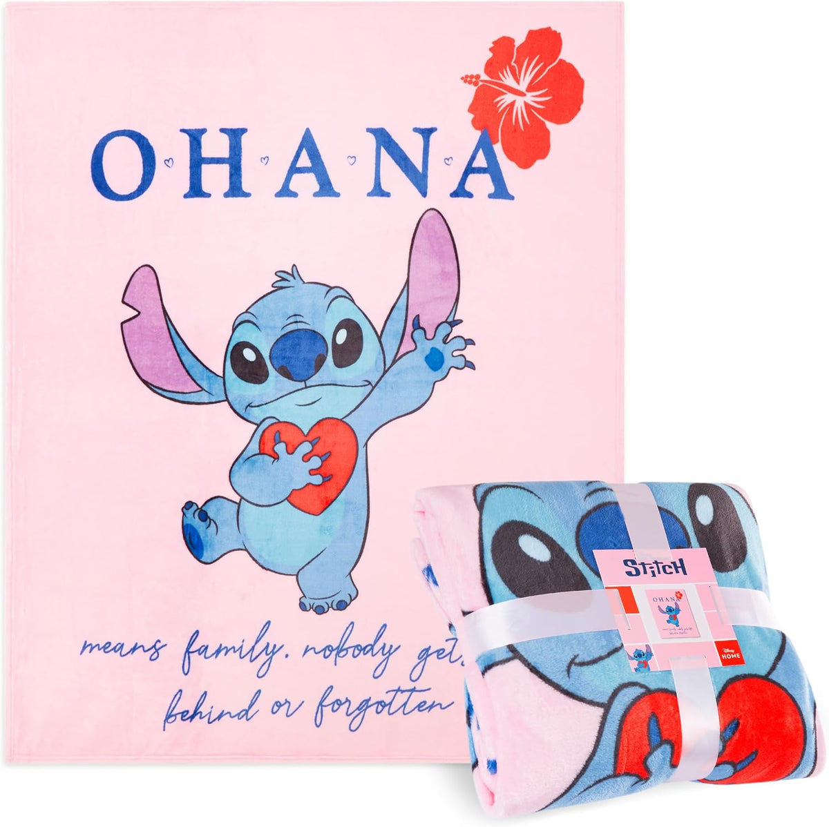 Disney Stitch Manta de Felpa Manta Suave de Forro Polar Accesorios...