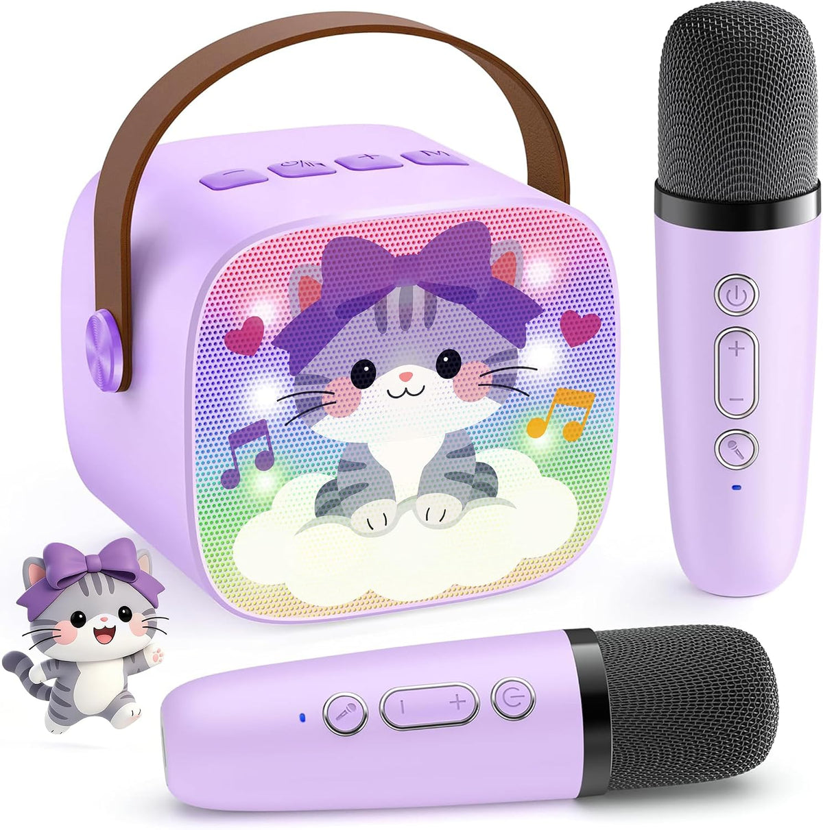 YLL Máquina de karaoke para niños, regalos de cumpleaños para niñas...