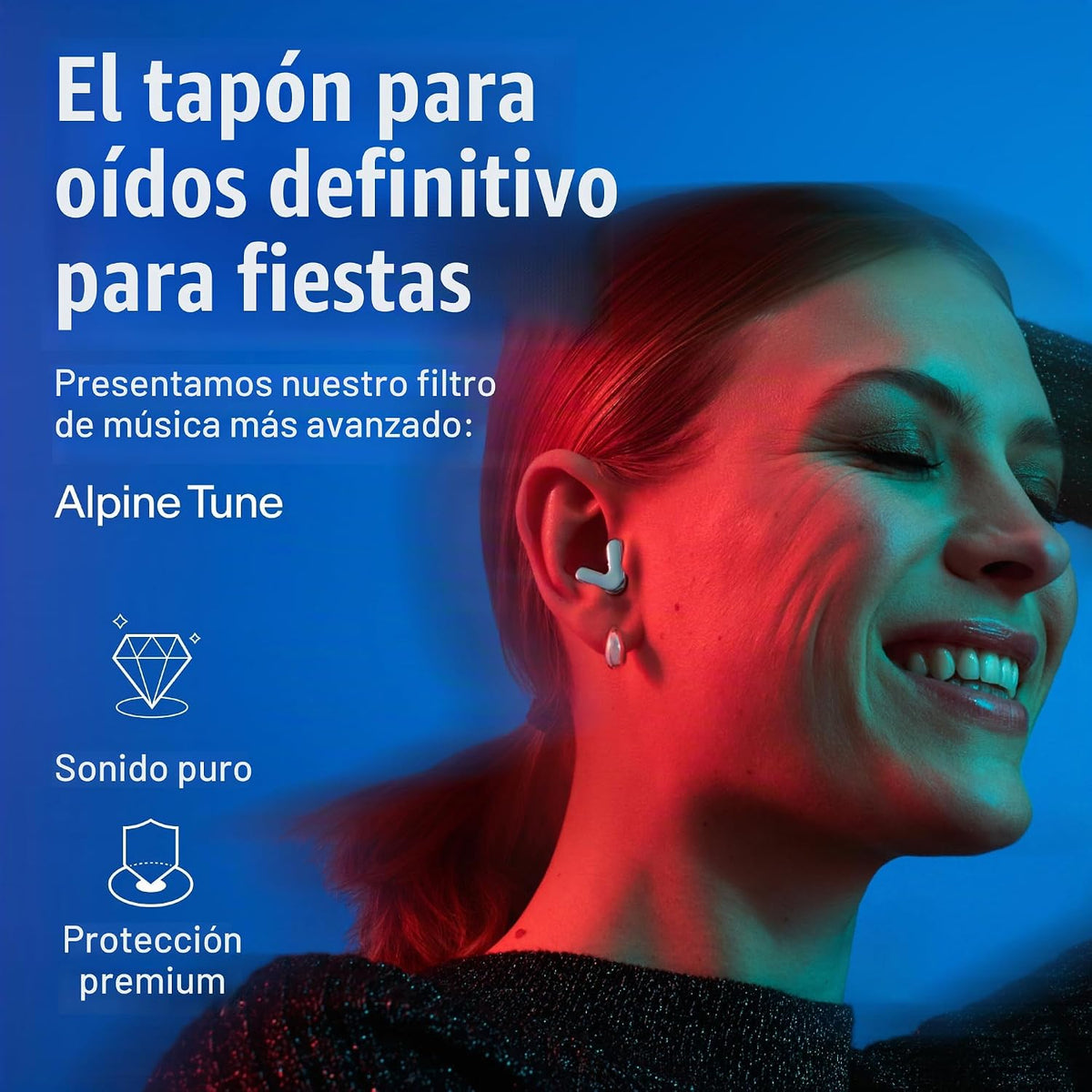 Alpine Tune Tapones para los oídos, tapones para los oídos de conci...