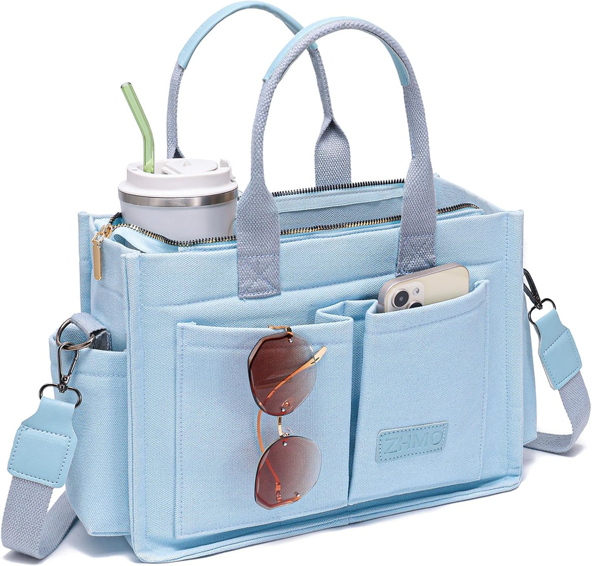 ZHMO Bolso de lona para mujer, bolsos cruzados para mujer, bolsos d...