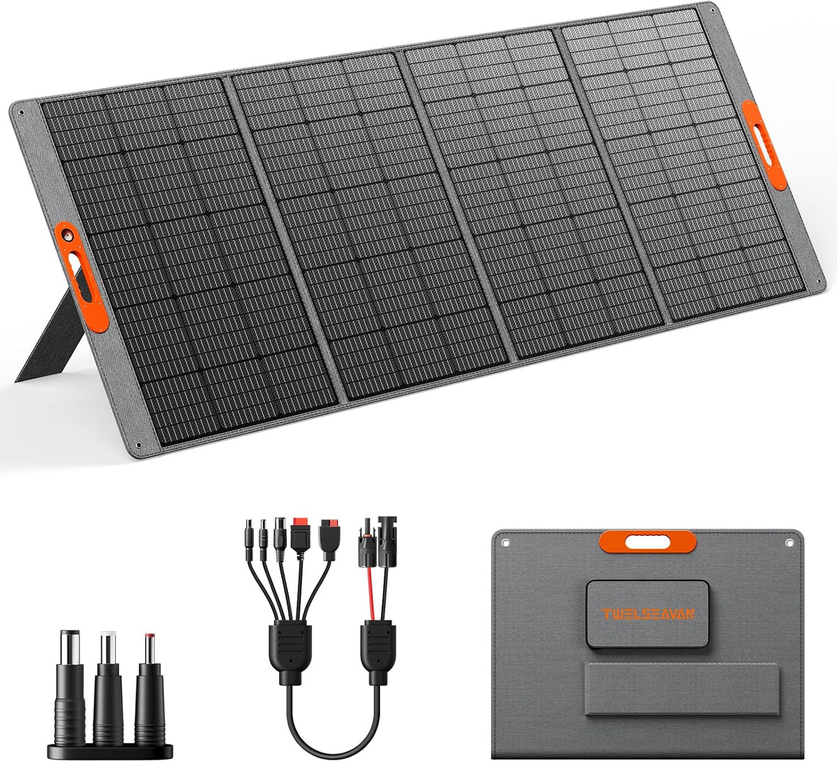 Panel solar portátil de 400W para estación de energía, cargador de...