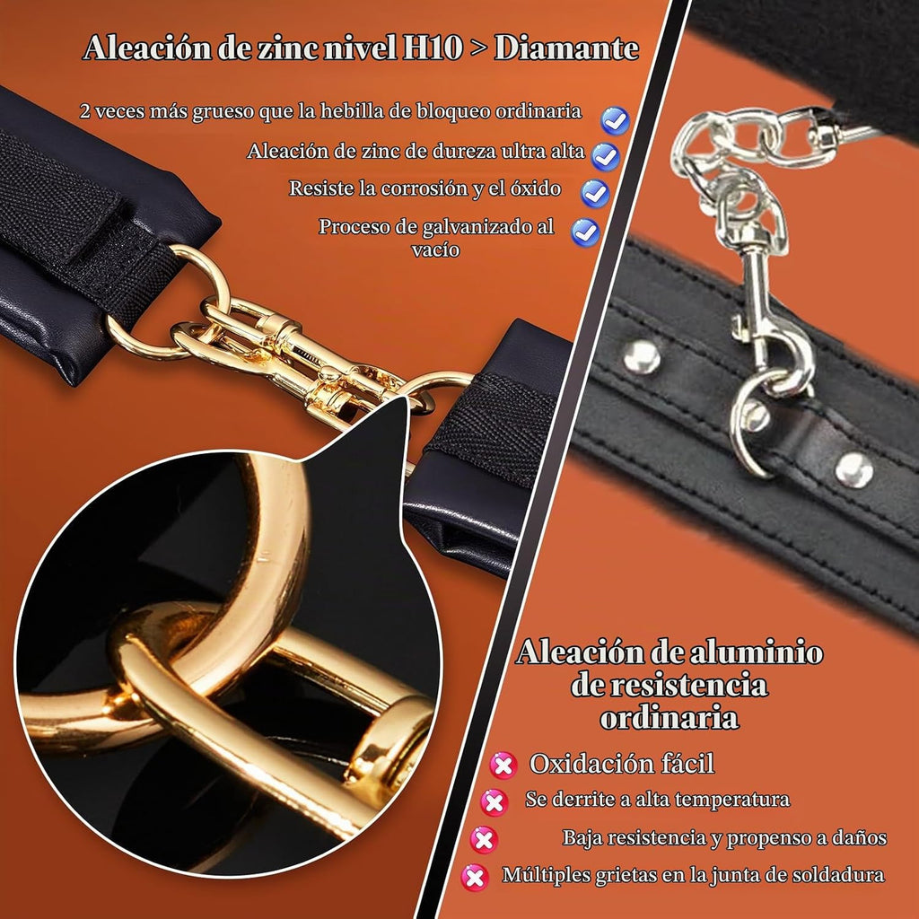 UTIMI - Puños sexuales ajustables \u2013 Restricciones BDSM de cuer...