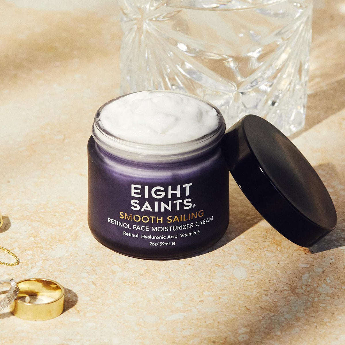 Eight Saints Crema hidratante facial con retinol, para reafirmar la...