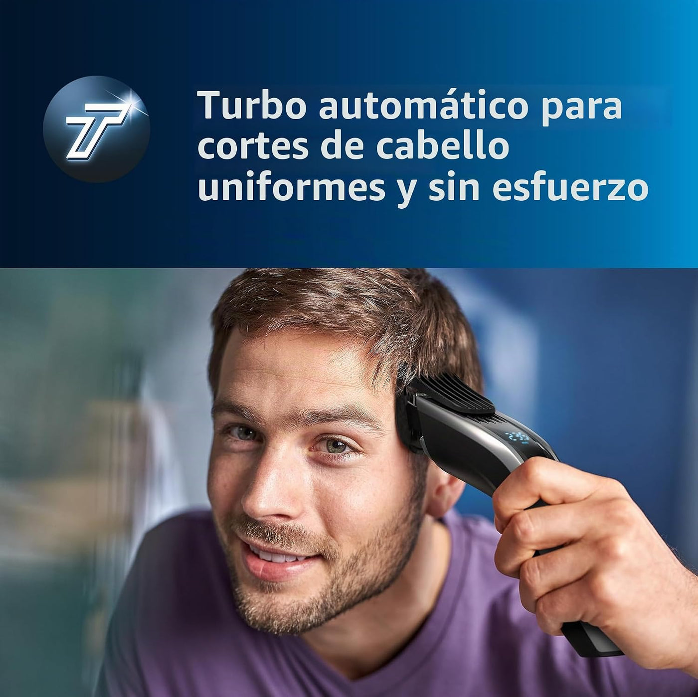 Cortapelo Norelco Philips Serie 9000, cortapelo con Auto Turbo, tec...