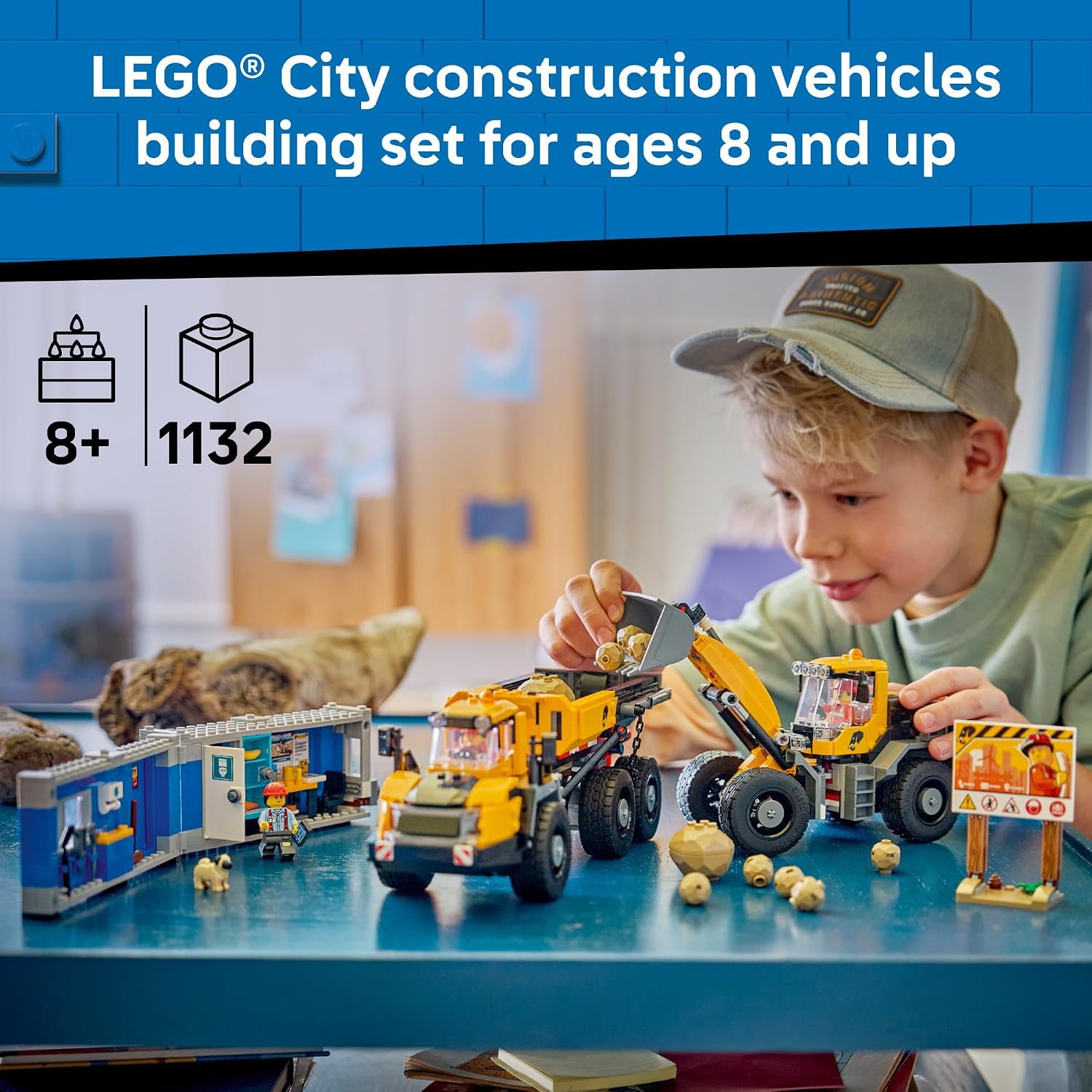 LEGO City Camión volquete y cargador frontal 60494 | Juguetes de co...