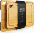 Astercook Nature - Tablas de cortar de bambú para cocina con soport...