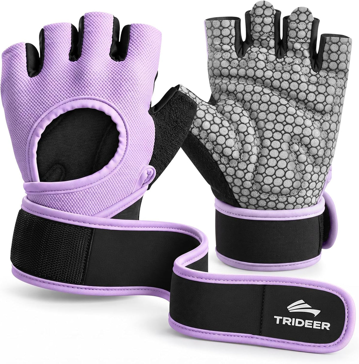 Trideer Guantes de levantamiento de pesas para mujeres y hombres |...