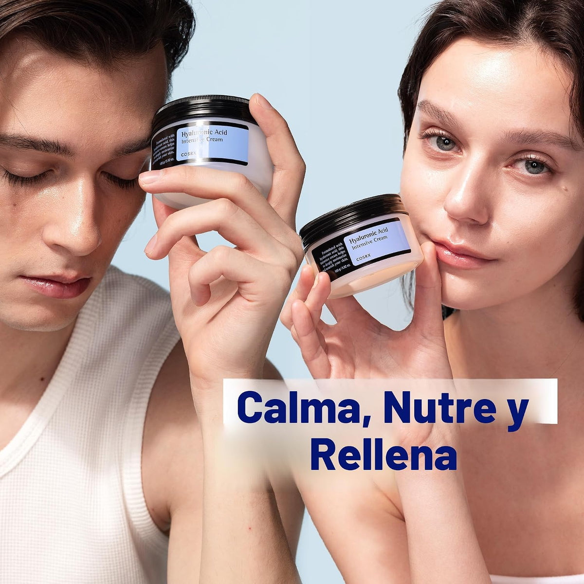 COSRX Crema de ácido hialurónico, hidratante diario para pieles sen...