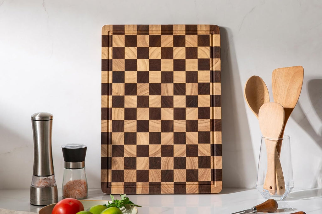THETCHRY Tablas de Cortar para Cocina, Tabla de Cortar a Cuadros Me...