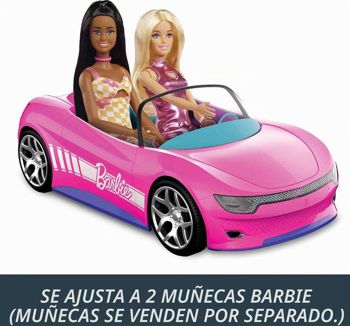 Hot Wheels Barbie RC coche de juguete, control remoto, color rosa |...