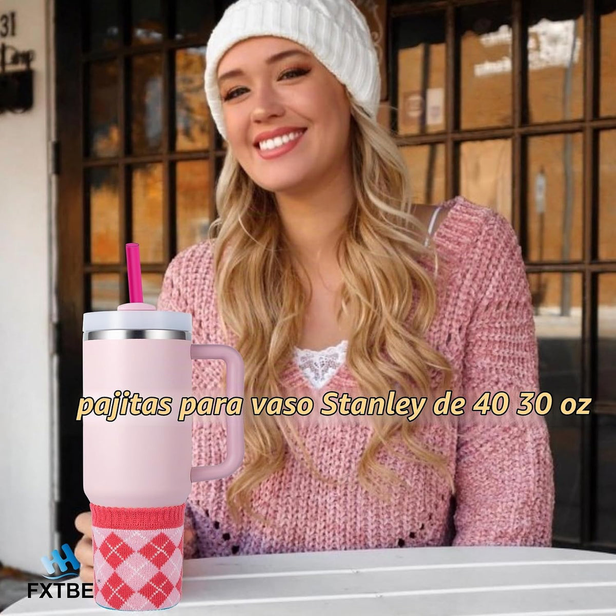 Paquete de 6 popotes de repuesto para vaso Quencher Stanley de 30 o...