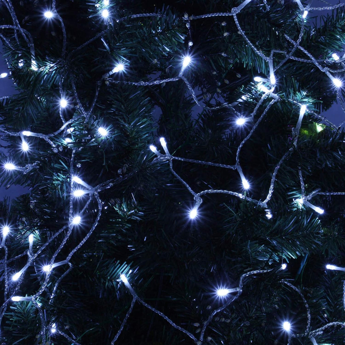 Cadena de 800 luces LED, luces de Navidad superlargas de 272 pies p...