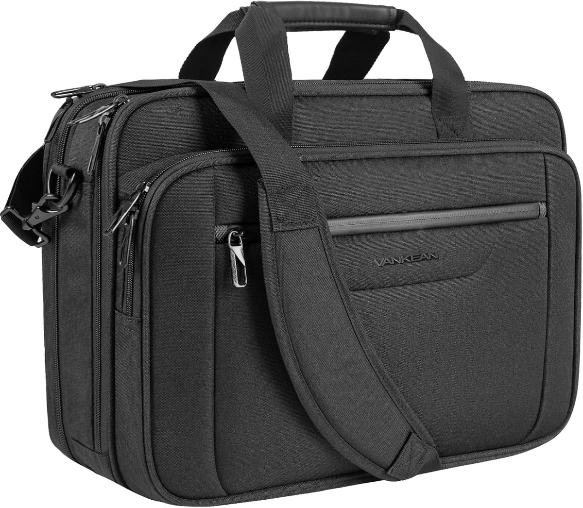 VANKEAN Laptop Briefcase Fits 15.6"-16" Laptop Slim Expandable Shou...