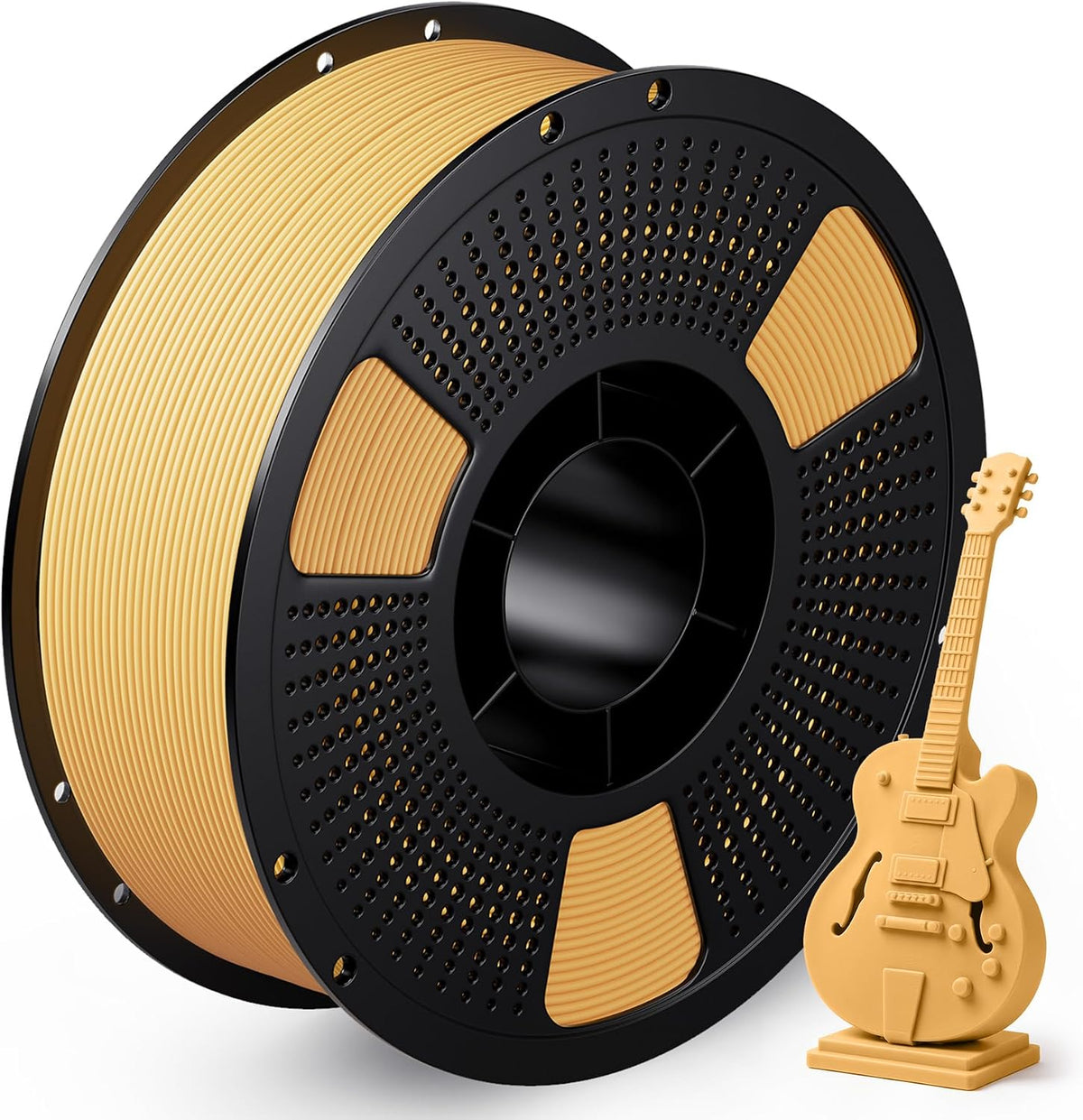 UJOY3D Filamento PLA de fibra de madera natural, filamento de impre...