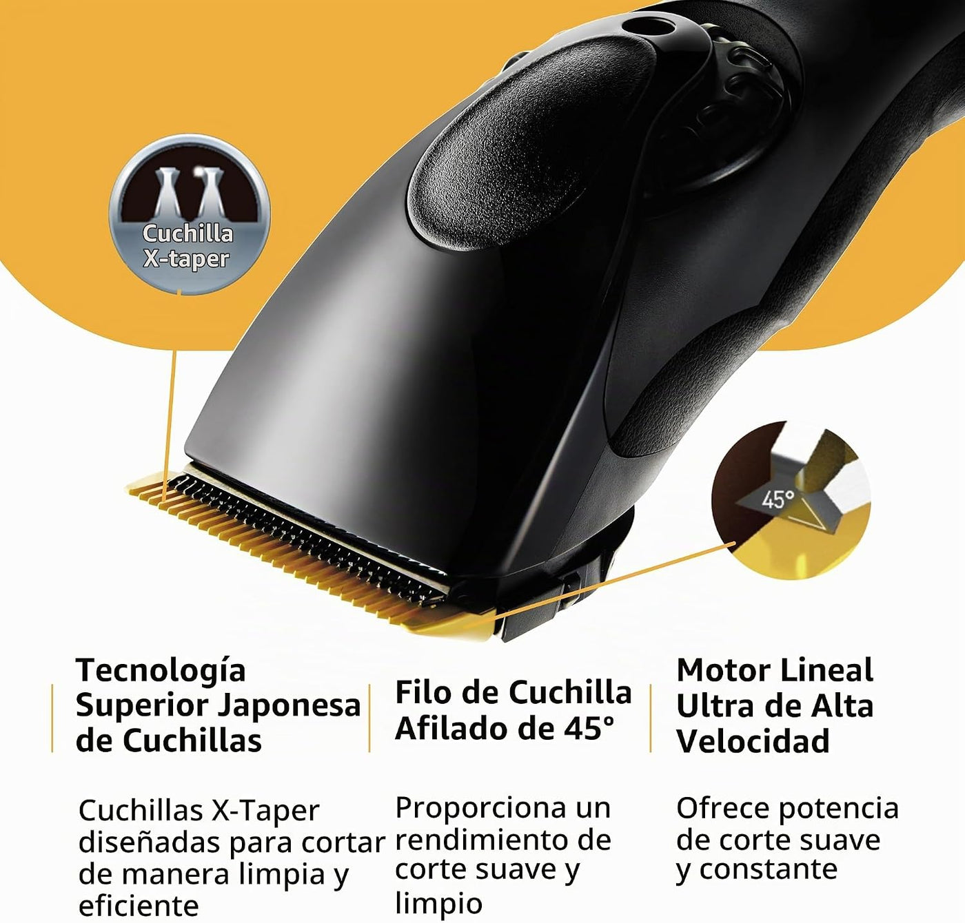 Panasonic ER-GP80 K Máquina de cortar pelo profesional | Cortapelos...