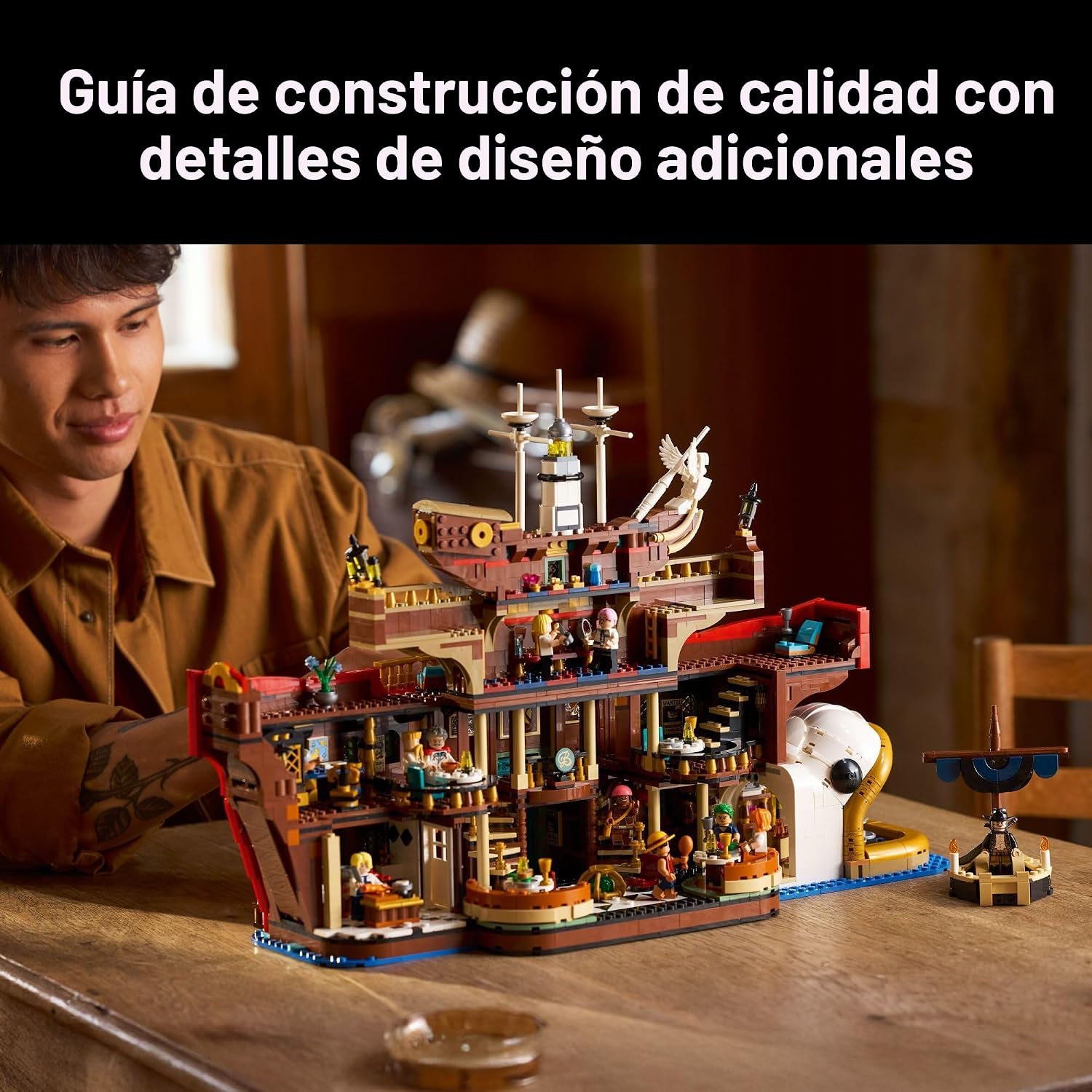 LEGO One Piece The Baratie Juego de Construcción de Restaurante Flo...