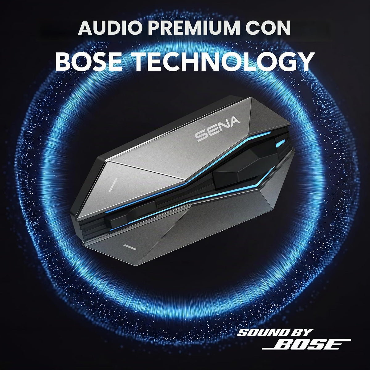 Intercomunicador con auriculares Bluetooth para casco de motociclet...