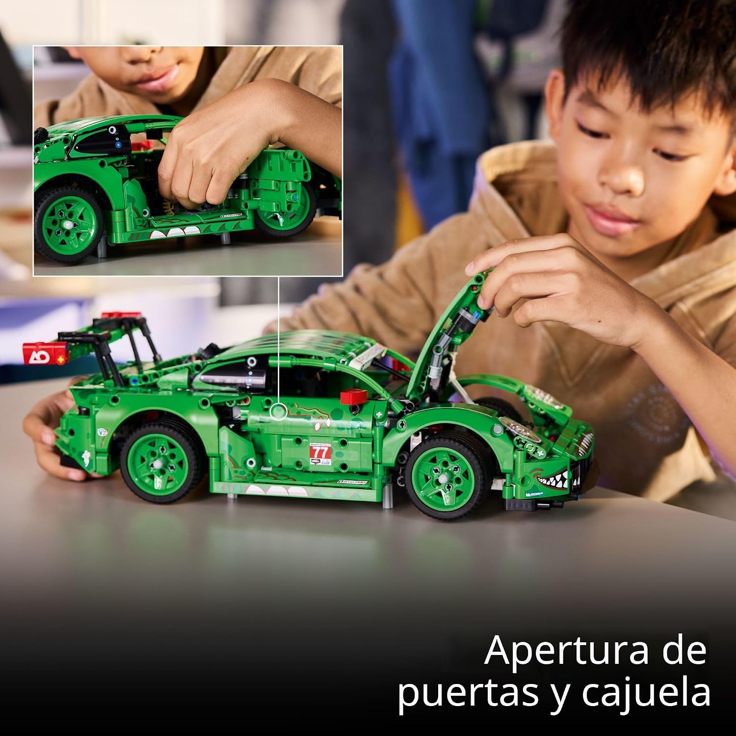 LEGO Technic Porsche 911 GT3 R Rexy AO - Juguete de construcción de...