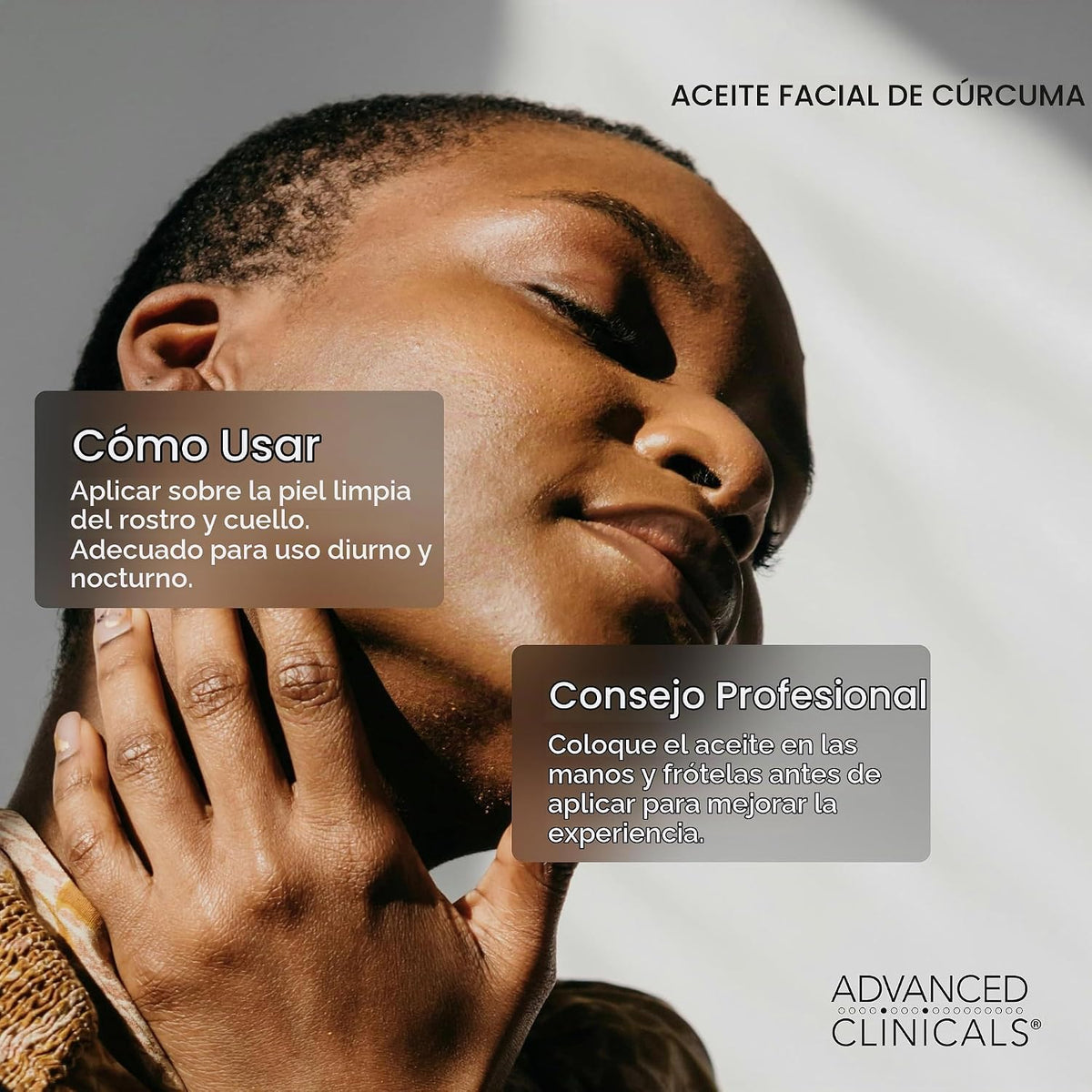 Advanced Clinicals - Suero de aceite de cúrcuma para la cara | Suer...