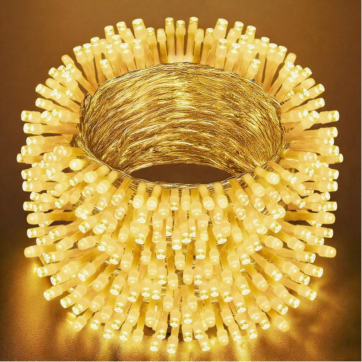 VTECHOLOGY 66 pies 200 LED blanco cálido árbol de Navidad luces cad...
