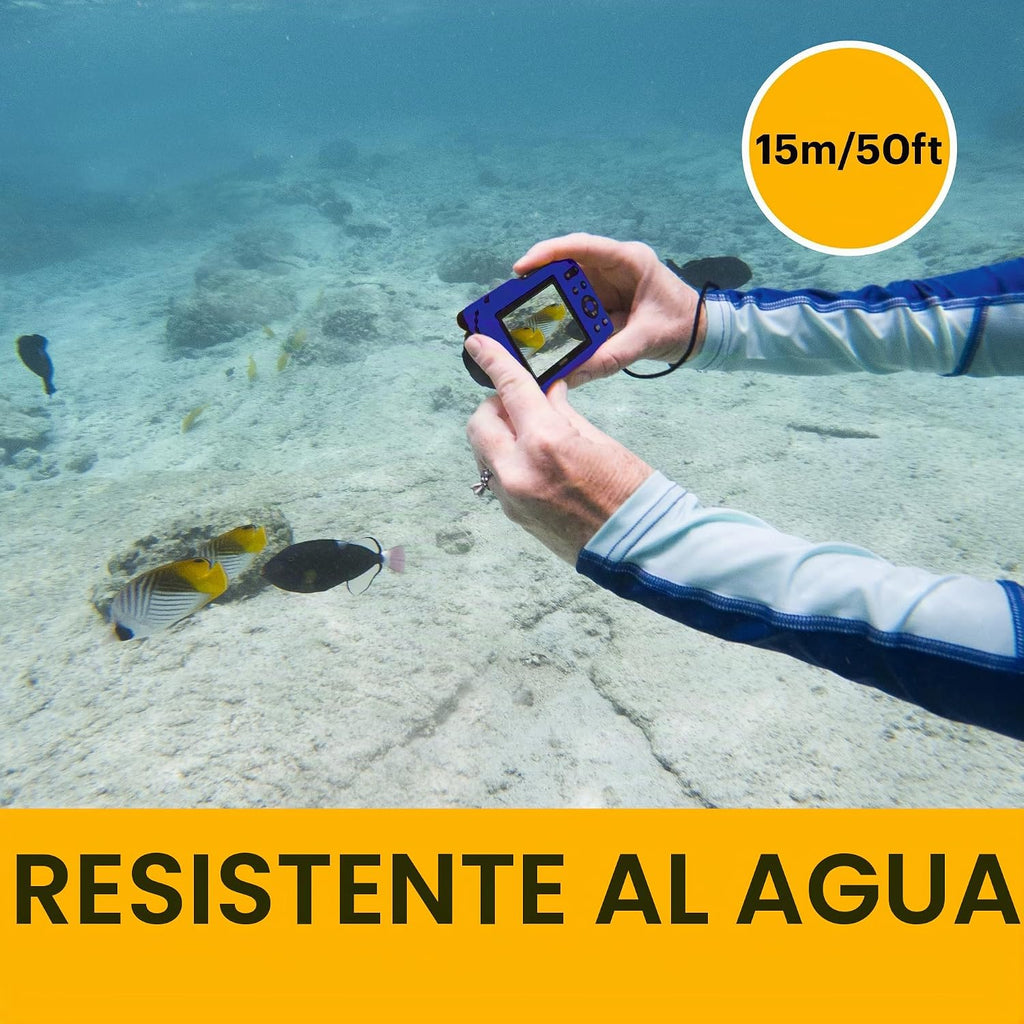 KODAK PIXPRO WPZ2 - Cámara digital impermeable de 16 MP, 49.2 ft, z...