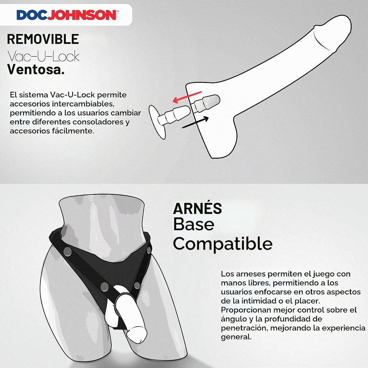 Doc Johnson Serie Signature - Jason Luv - Consolador realista de 10...